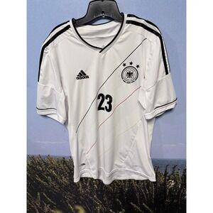 Germany 2012 2013 Mario Gomez Home Jersey Football Mens Large Shirt Adidas #23